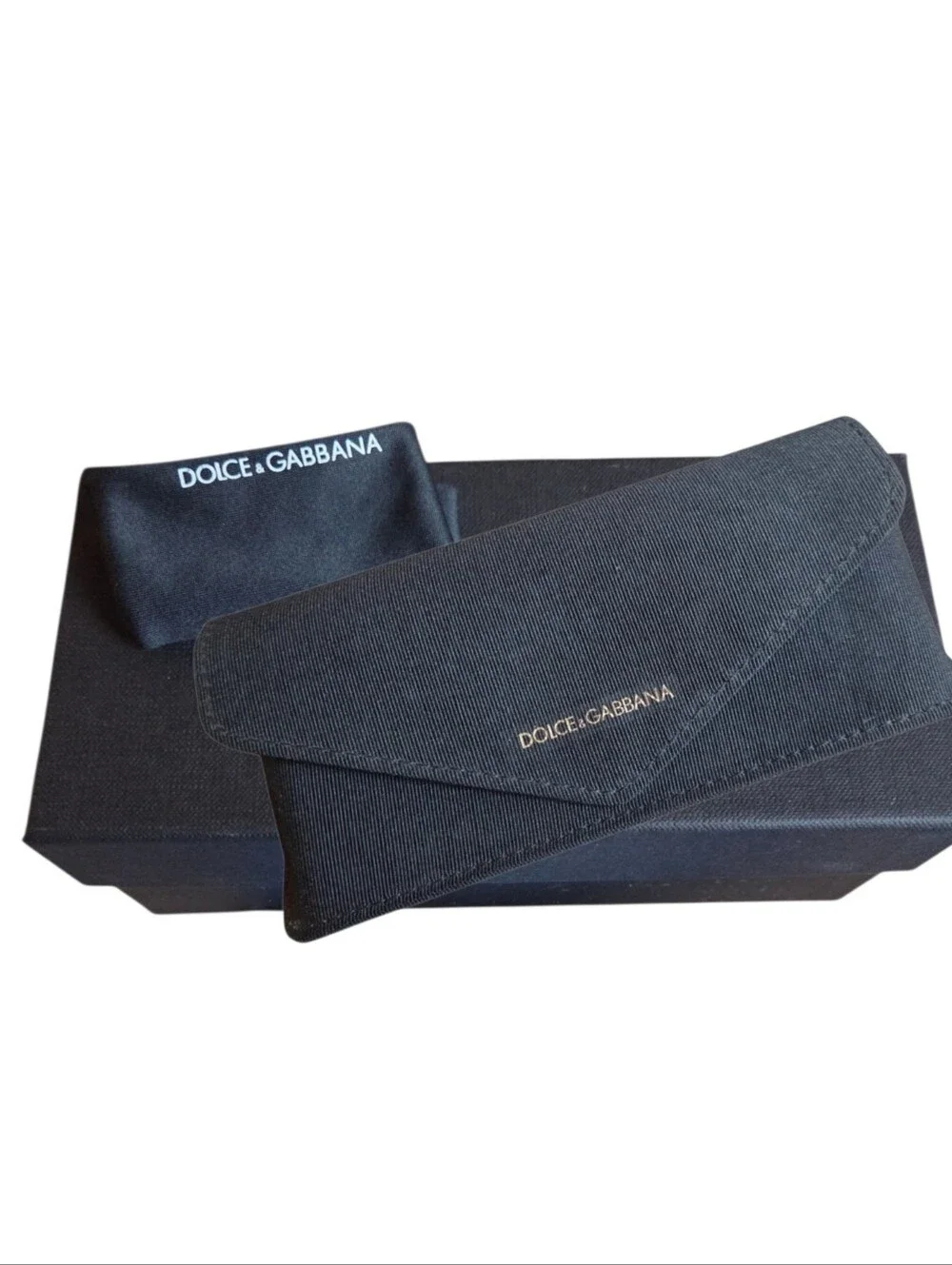 Dolce & Gabbana - Black Eyewear Case with Microfiber Cloth & Box of DG 5050 Lens